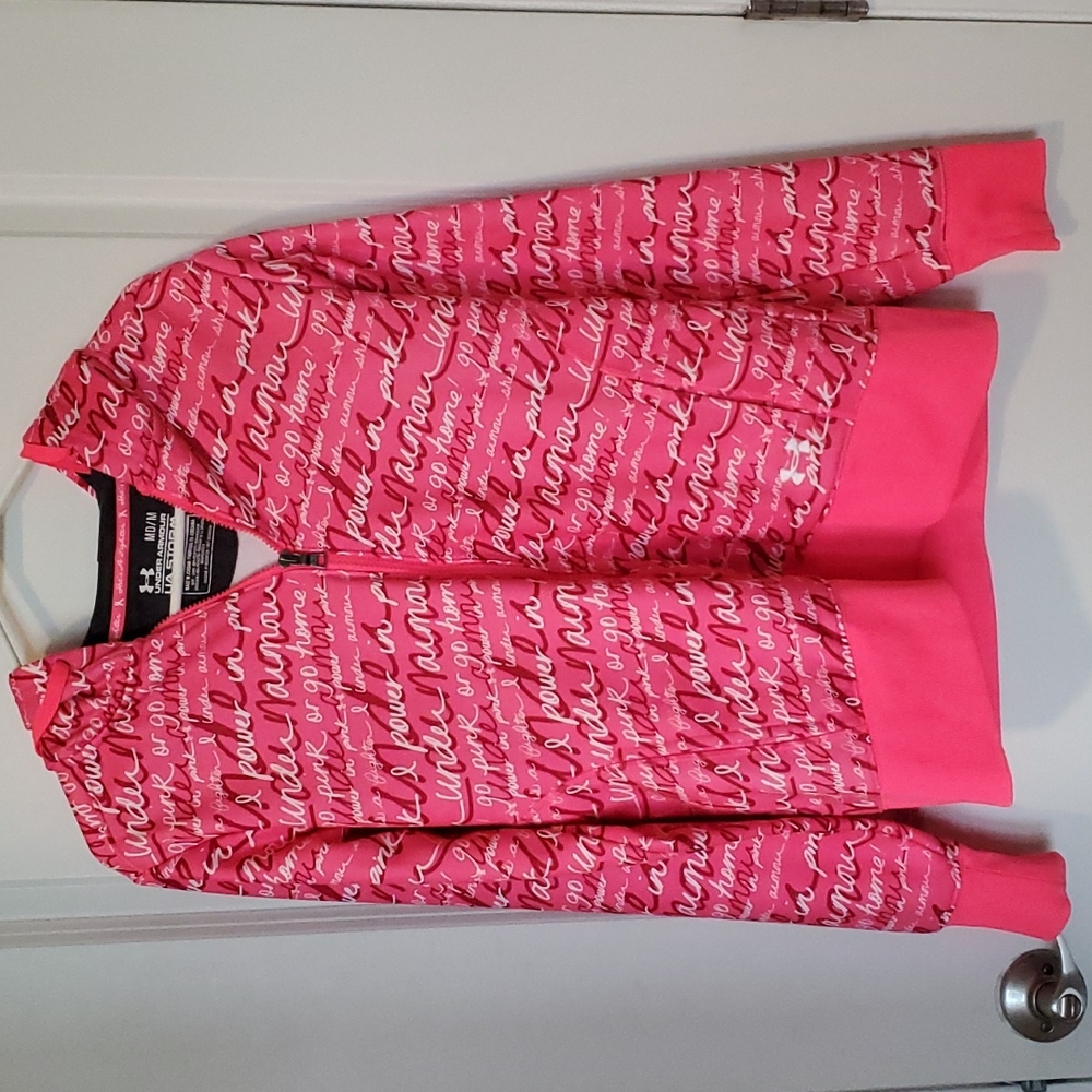 Under Armour breast cancer awareness hoodie size medium